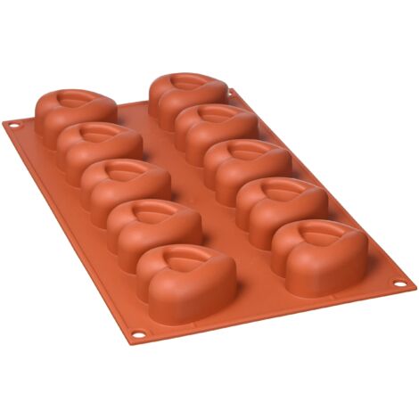 Silikomart 20.088.00.0060 Stampi, Silicone, Rosso, M
