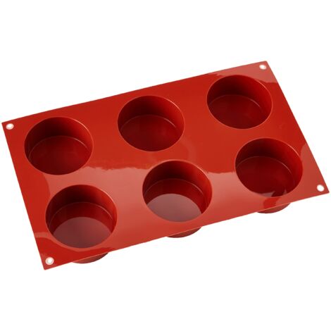 Silikomart 26.127.00.0060 Stampi, Silicone, Rosso