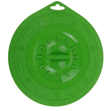 Silikomart Coperchio Paraschizzi UFO, Silicone, Verde, 21 cm