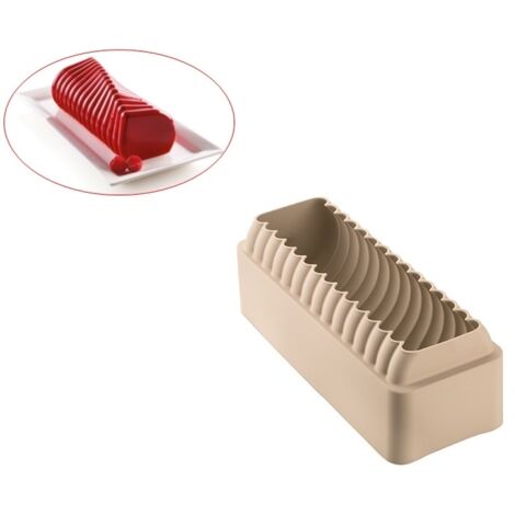 Silikomart corallo - stampo in silicone cm 24,5 x 9 x 9 cm + anello qualità professionale