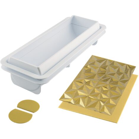 Silikomart Diamond Buche Stampo in Silicone, Multicolore, 25 x 8 x 6.7 cm