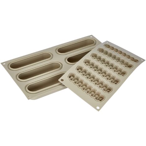SILIKOMART - KIT POP ECLAIR - Set 2 stampi in silicone 130X38 H 40 MM