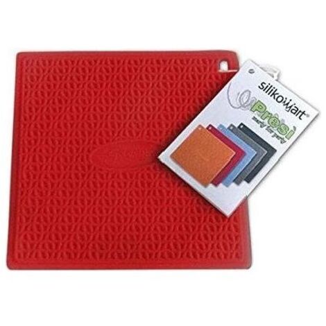 Silikomart Presina Sottopentola in Silicone 17,5 x 17,5 cm Rosso