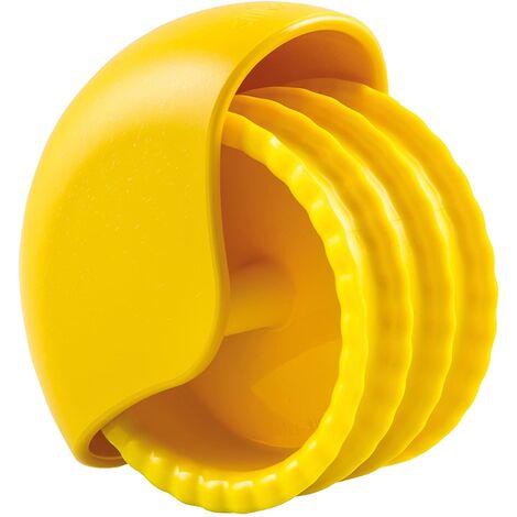 Silikomart  Rullo Bake'n'Roll, Tagliapasta per Pasta e Snack, Colore Giallo, Misure 110 x 97 h78 mm, Made in Italy