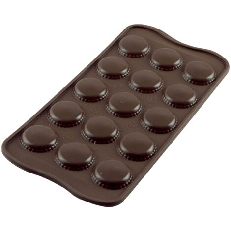 Silikomart SCG21 Choco Macaron Stampo in Silicone Ø26 h 28 mm