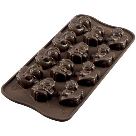 SILIKOMART - SCG27 CHOCO ANGELS - Stampo in silicone 35x30 h 16 mm