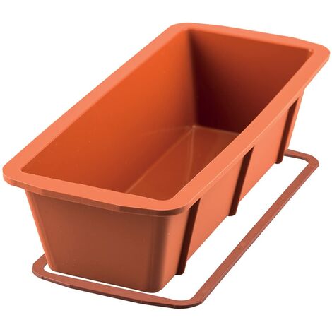 silikomart SFT331 Plum Cake Stampo in Silicone, Rosso