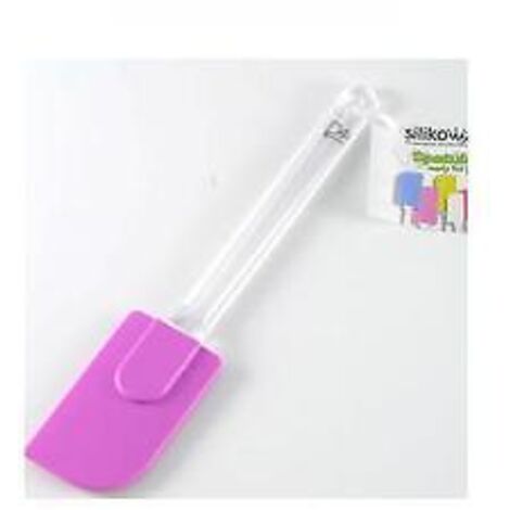 SILIKOMART SPATOLA 26 CM GRANDE PER TORTA DOLCI ROSA SILICONE ACC 027