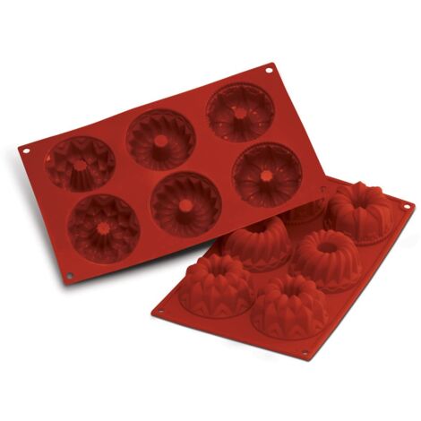 Silikomart Stampo in Silicone 6 Posti Fantasy