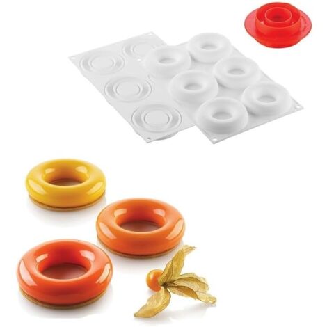 Silikomart Stampo silicone Promise 65 multiporzione 3D con cutter