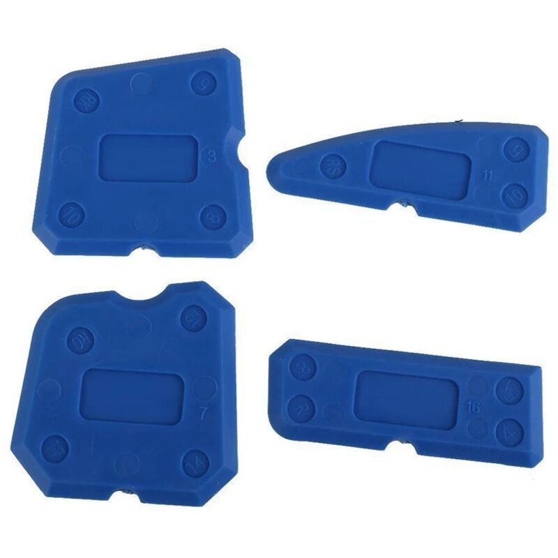 Image of Silikon-Dichtungsset zur Fugenreparatur – Schaber, Spachtel und Kantenreiniger