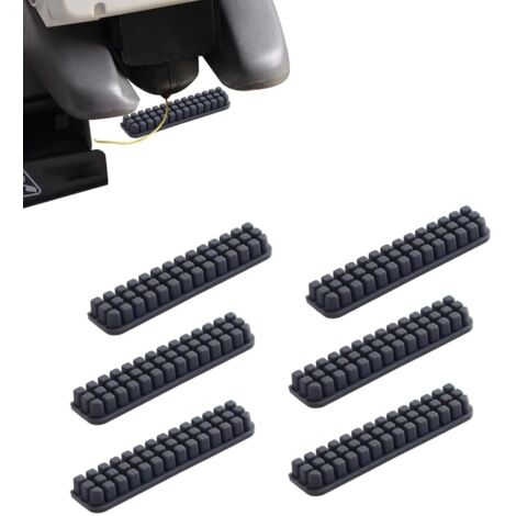 Silikon-Düsenbürste für Bambu Lab A1 3D-Drucker, Düsenreinigungswerkzeug für 3D-Drucker-Hotbed (6 Stück)
