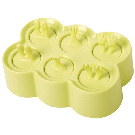 Silikon-Eisform für hausgemachte Sorbets, Fruchtpürees und Joghurts
