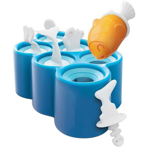 Silikon-Eisform in Clownfischform – 6 Mulden für leckere, selbstgemachte Eis am Stiel