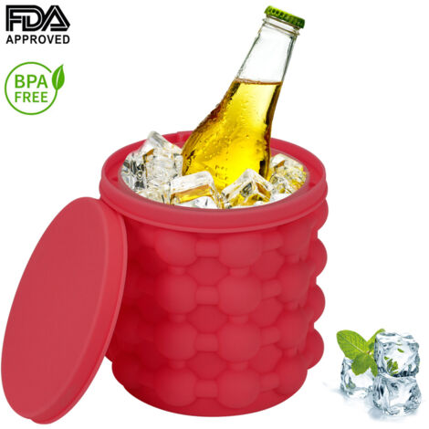 Silikon-Eiswürfelform für erfrischende Getränke, Eisbehälter für Bier und Cocktails, Küchenkühlgerät
