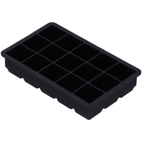 Silikon-Eiswürfelform mit 15 Fächern und Deckel, professionelle Eiswürfelform für Bars und Restaurants, lebensmittelecht.