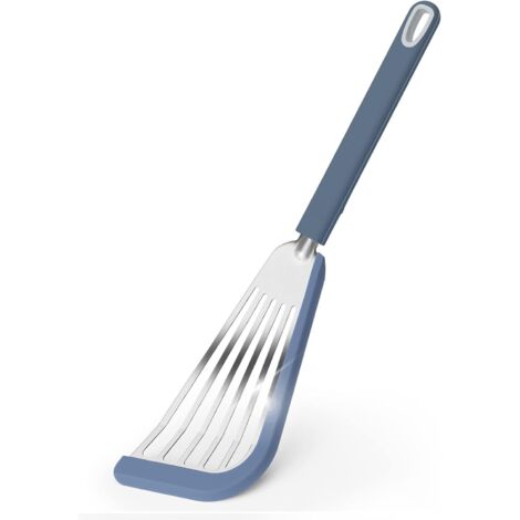 Silikon-Fischspatel, geeignet für antihaftbeschichtete Pfannen, ideal zum Anbraten von Fisch, Eiern und Pfannkuchen ohne Kratzer.
