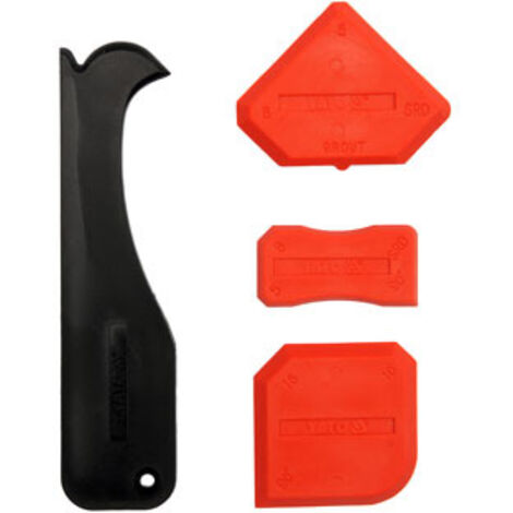 Silikon-Fugenglätter Set 4-teilig mit Schneidemesser