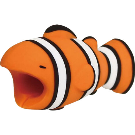 Silikon-Ladekabelschutz mit Tiermotiv, bruchsicher - 1 Stück - 2 x 2 x 4 cm - USB-Kabel