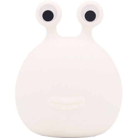 Silikon-Nachtlicht in Schneckenform für Kinder, tragbare LED-Nachttischlampe mit sanftem Licht für Babys und Teenager, dekoratives Geschenk