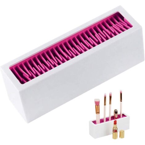 Silikon-Organizer für Make-up-Pinsel – Kosmetik- und Nagellack-Trockengestell, hygienisch, platzsparend & praktisch
