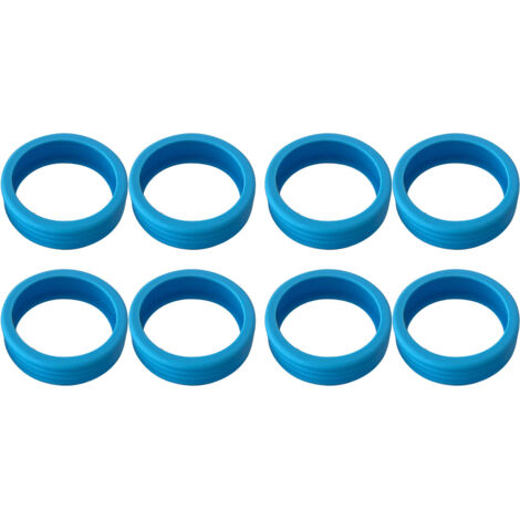 Silikon-Rollenschoner für Koffer, geräuschdämpfend und stoßdämpfend, blaue Rollenabdeckungen für Gepäck