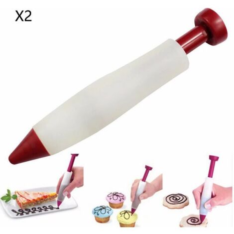Silikon-Schreibstift, Silikon-Kuchenstift, Zuckerguss-Gebäckstift, Silikonstift zum Dekorieren von Schokoladenkuchen