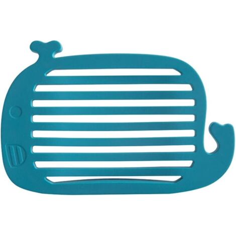 Silikon-Seifenschale für die Dusche mit automatischem Abfluss, Hohlhalter zum Trocknen von Seife im Badezimmer oder in der Küche