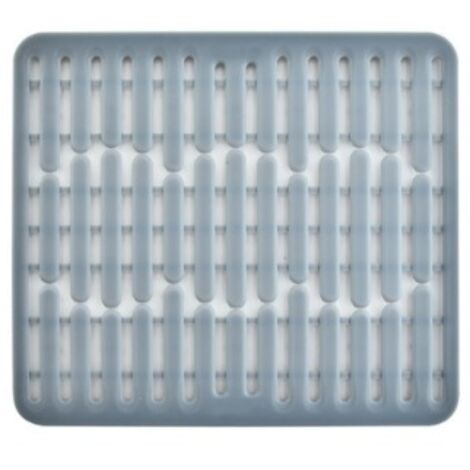 Silikon-Spülbeckenmatte oder Spülbeckenschutz – grau, 32 cm x 28,5 x 0,8 cm