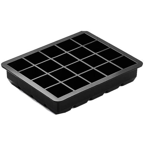 Silikon-Tabletts, 2,5 cm, kleiner Würfel, quadratische Form mit 40 Mulden zum Kühlen und Herstellen von Eis
