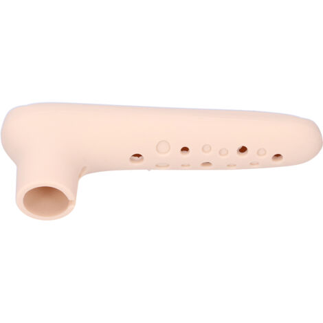 Silikon-Türgriffabdeckung, stoßdämpfend und antistatisch, kindersichere Schutzhülle (Beige)