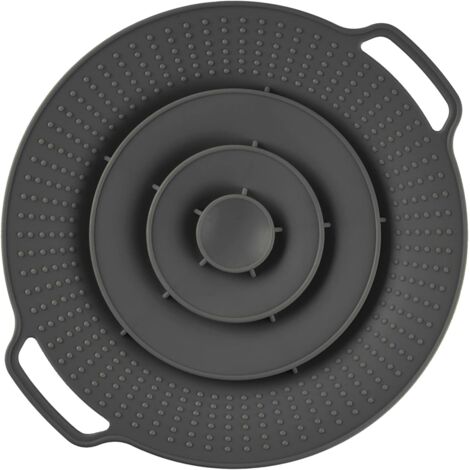 Silikon-Überlaufschutzdeckel für Kochtöpfe – geeignet für Durchmesser von 8 bis 11 Zoll, spart Wasser, hitzebeständig & flexibel