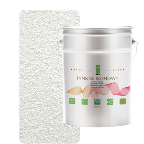 Silikon-Vlies-Gips, weiß, 1,5 mm, Premium Deluxe, 25 kg, 53 Farben