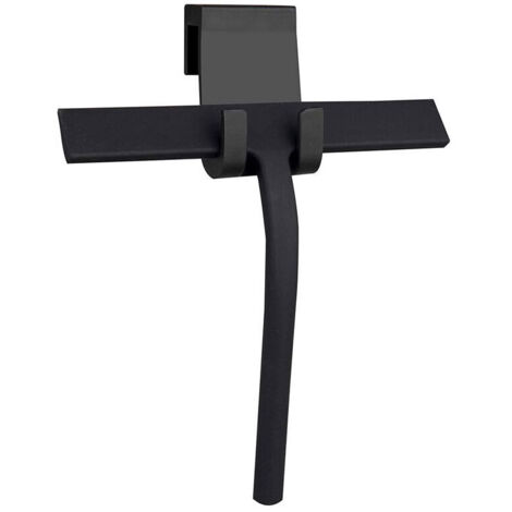 Silikon-Wischer mit Haken, schwarze Farbe, Glas, Silikon-Schaber, Fensterreinigungswerkzeug