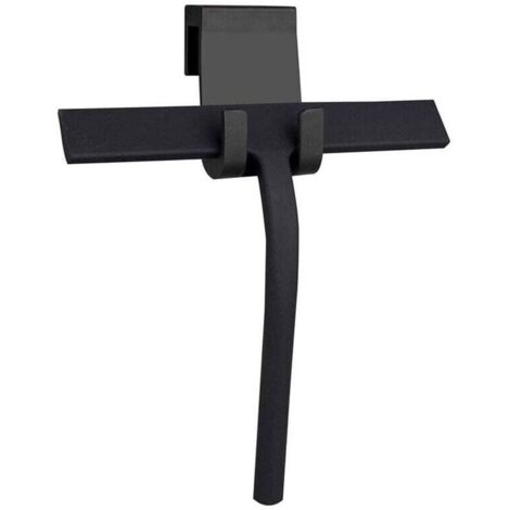 Silikon-Wischer mit Haken, schwarze Farbe, Glas, Silikon-Schaber, Fensterreinigungswerkzeug