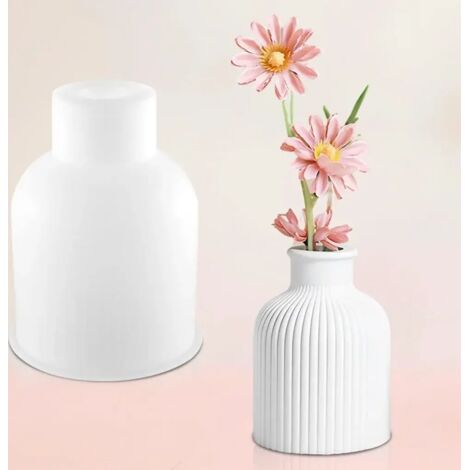 Silikonform für eine Vase aus Epoxidharz für Pinsel und Stifte, dekoratives Accessoire für Schmuck und Make-up