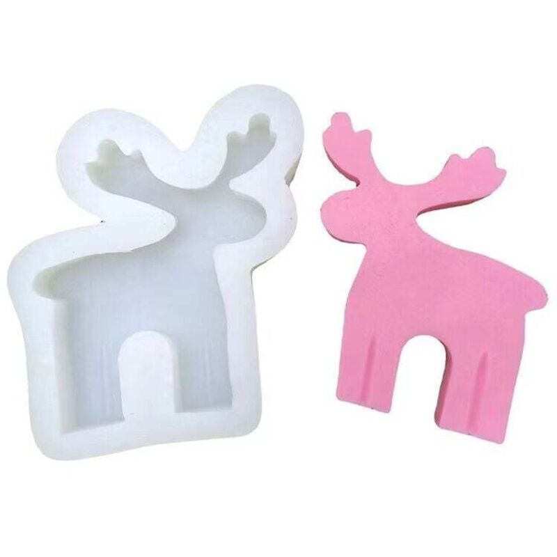 Image of Silikonform für Elchkerzen, Hirschkerzenform, Silikonform für Duftkerzen