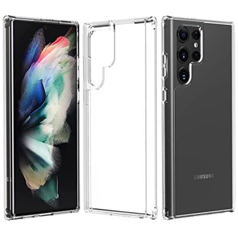 Silikonhülle für Samsung Galaxy S22 Ultratransparent verstärkt SM-908