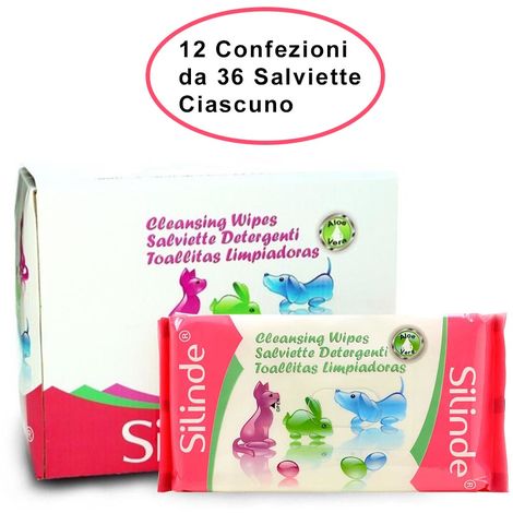 Salviette per cani e gatti umidificate 40 pz - Gill's