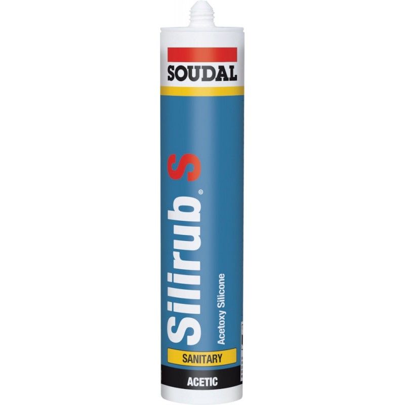 

Silirub S Masilla especial sanitario y cocina 310ml transparente (por 15) - Soudal