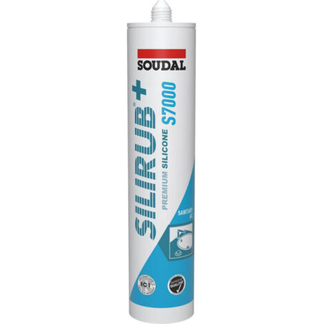 Silirub + S7000PP 300ml Anémone Mastic sanitaire Soudal (Par 150)