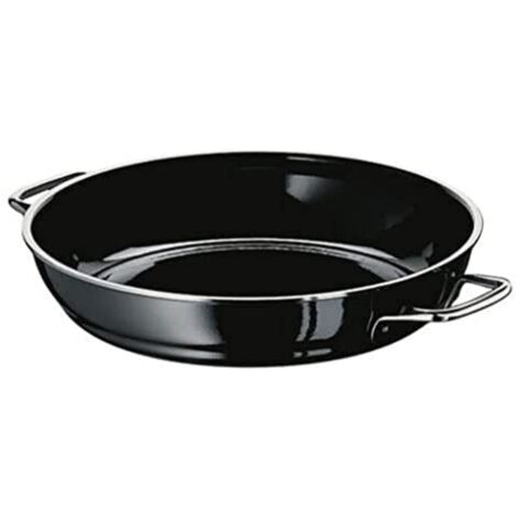 SILIT Padella Professionale con Manici in Metallo, Senza Coperchio, 24 cm