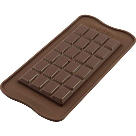 Silkomart SCG36 Classic Choco Bar, Silicone, Marrone, 11,5 x 7,7 x 9 cm