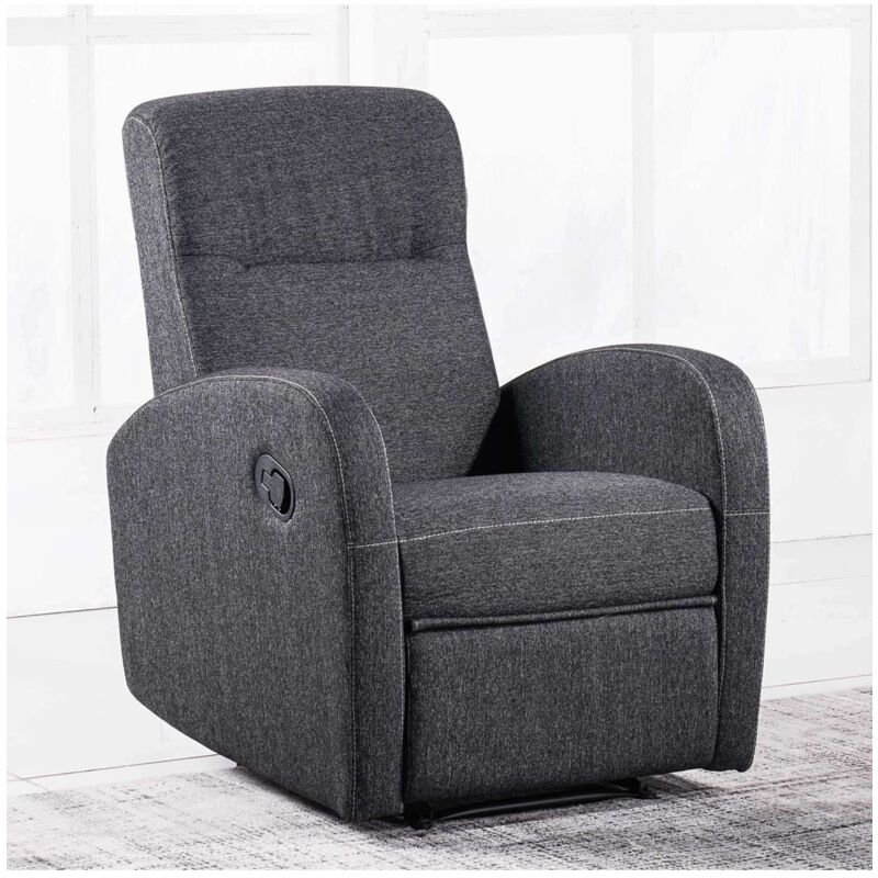 

Sillón Relax Modelo Home dos colores a elegir 72 cm(ancho) 102 cm(altura) 75 cm(fondo) Color GRIS MARENGO
