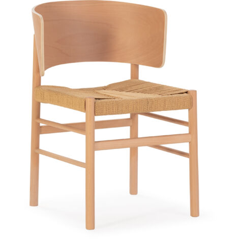 Silla 52X56X75 Madera/Cuerda Natural