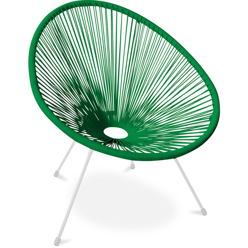 

Silla Acapulco - Patas Blancas - Nueva edición Verde