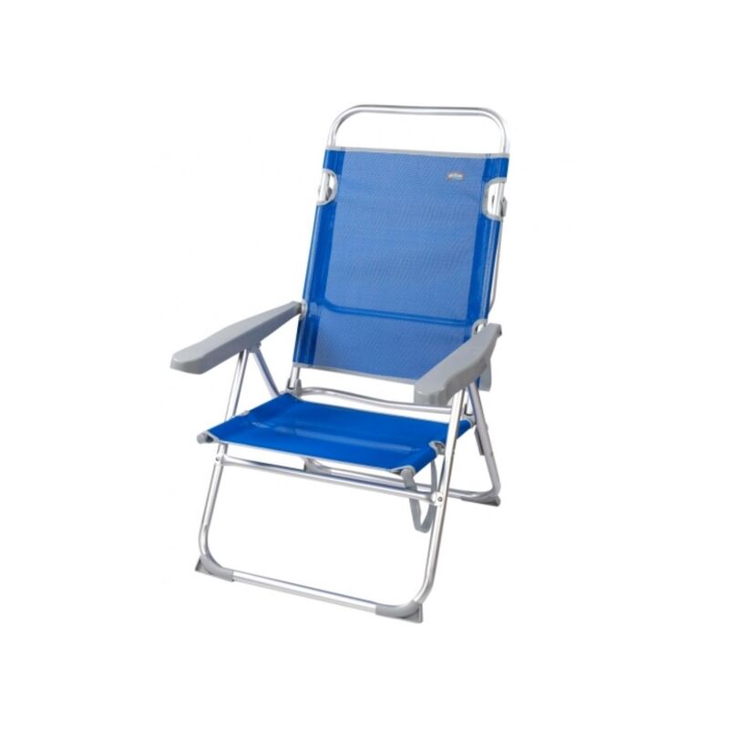 

Silla Pleg Alu 5 Pos 63X57X99Cm C/Asa-Textileno-Gomera