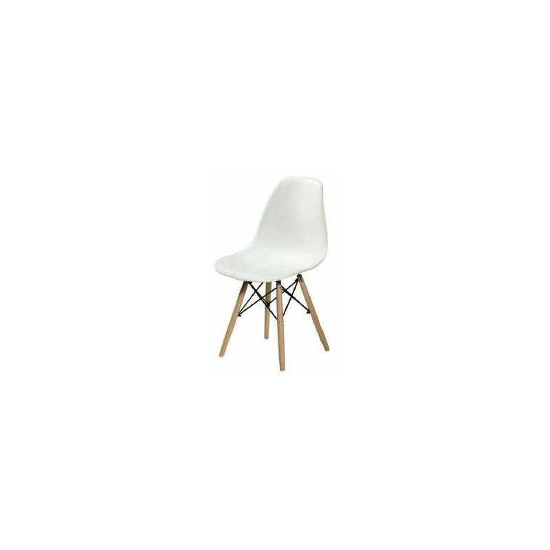 

Silla Ancora en polipropileno con patas de haya y varios acabados 82 cm(alto)45 cm(ancho)49 cm(largo) Color BLANCO