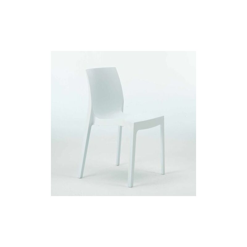 

Silla ANTARTIDA, polipropileno, blanco alto brillo