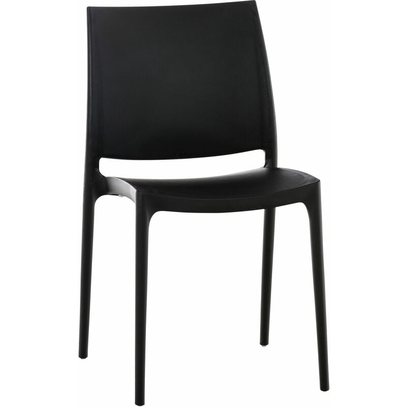 

CLP - Silla Apilable Maya Negro